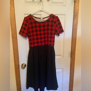 Lularoe Buffalo Plaid Dress